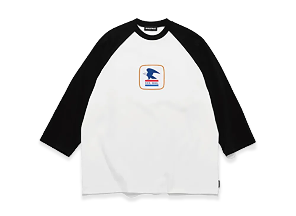 GOD SELECTION XXX Raglan Sleeve T-Shirt GX-S26-RT-01 "White/Black"