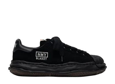 Maison MIHARA YASUHIRO BLAKEY OG Sole Suede Low-top Sneakers "Black/Black"