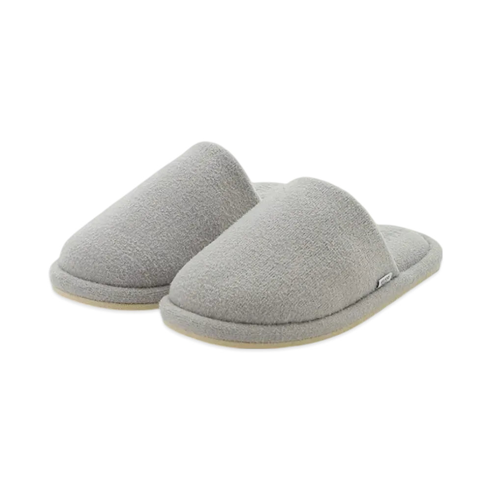 GELATO PIQUE Homme Temperature-Controlled Smooth Room Shoes "Light Gray"