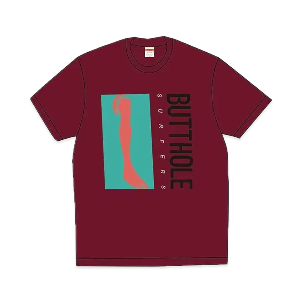 Supreme x Butthole Surfers Leg Tee "Dark Magenta"