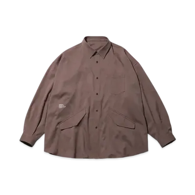 FreshService Wooly Twill Tech Shirt "Brown"