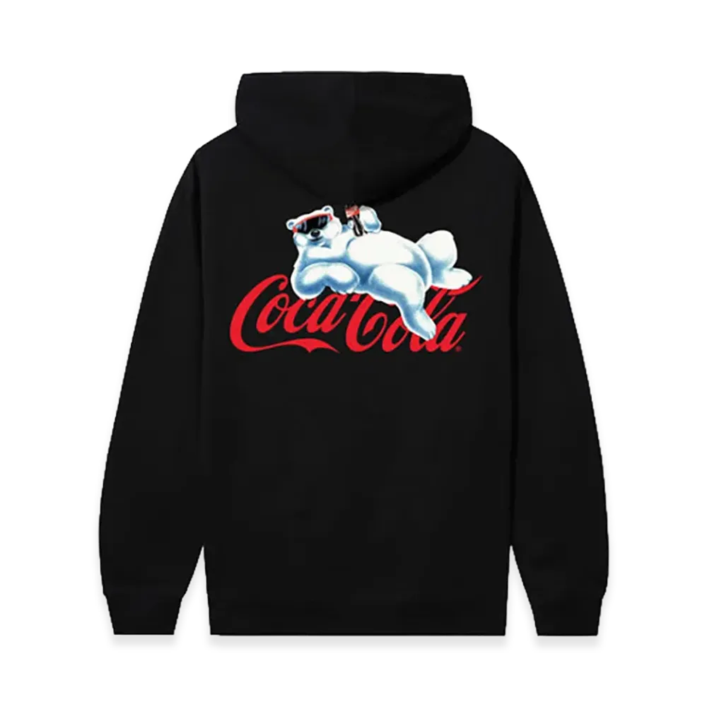 ANTI SOCIAL SOCIAL CLUB x Coca-Cola Polar Bear Chill Hoodie "Black"