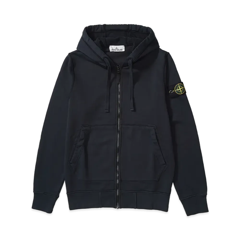 Stone Island Organic Cotton Hoodie "Blue"