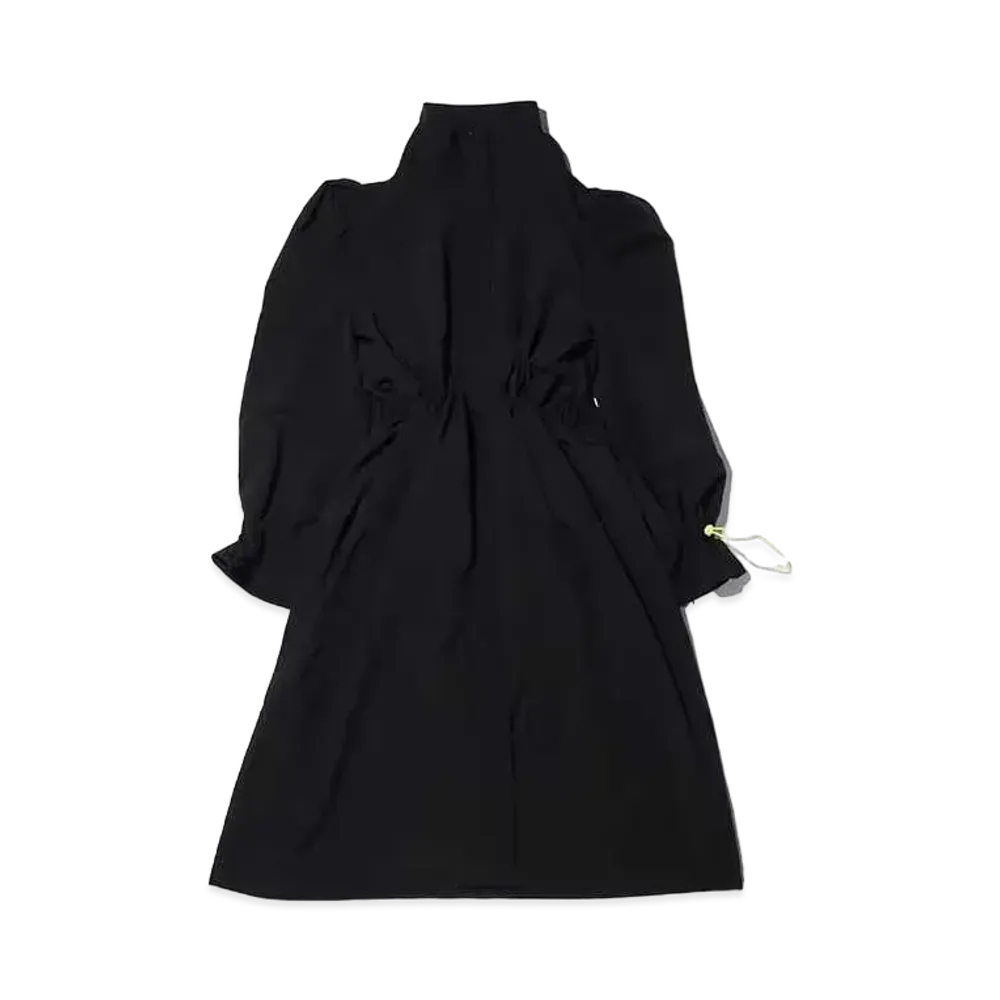 atmos pink Puff-Sleeve Neon Zip Coat "Black"