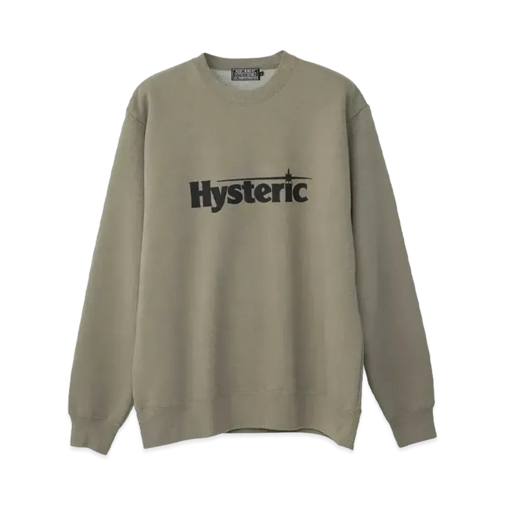 HYSTERIC GLAMOUR Flying V Sweat "Khaki"