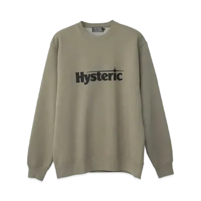 HYSTERIC GLAMOUR Flying V Sweat "Khaki"