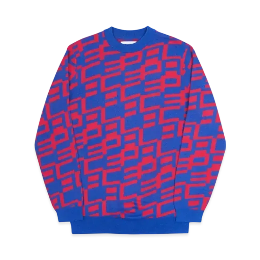 PALACE Geo Knit "Blue Pink"