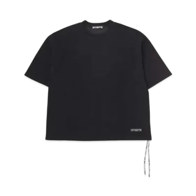 mastermind WORLD Boxy Pile Circle Tee "Black"
