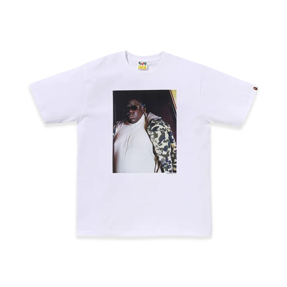 A BATHING APE x Shawn Mortensen Biggie Tee "White"