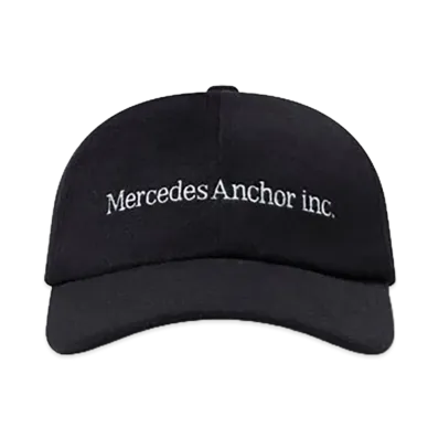 Mercedes Anchor inc. One Line Logo Wool Cap "Black"