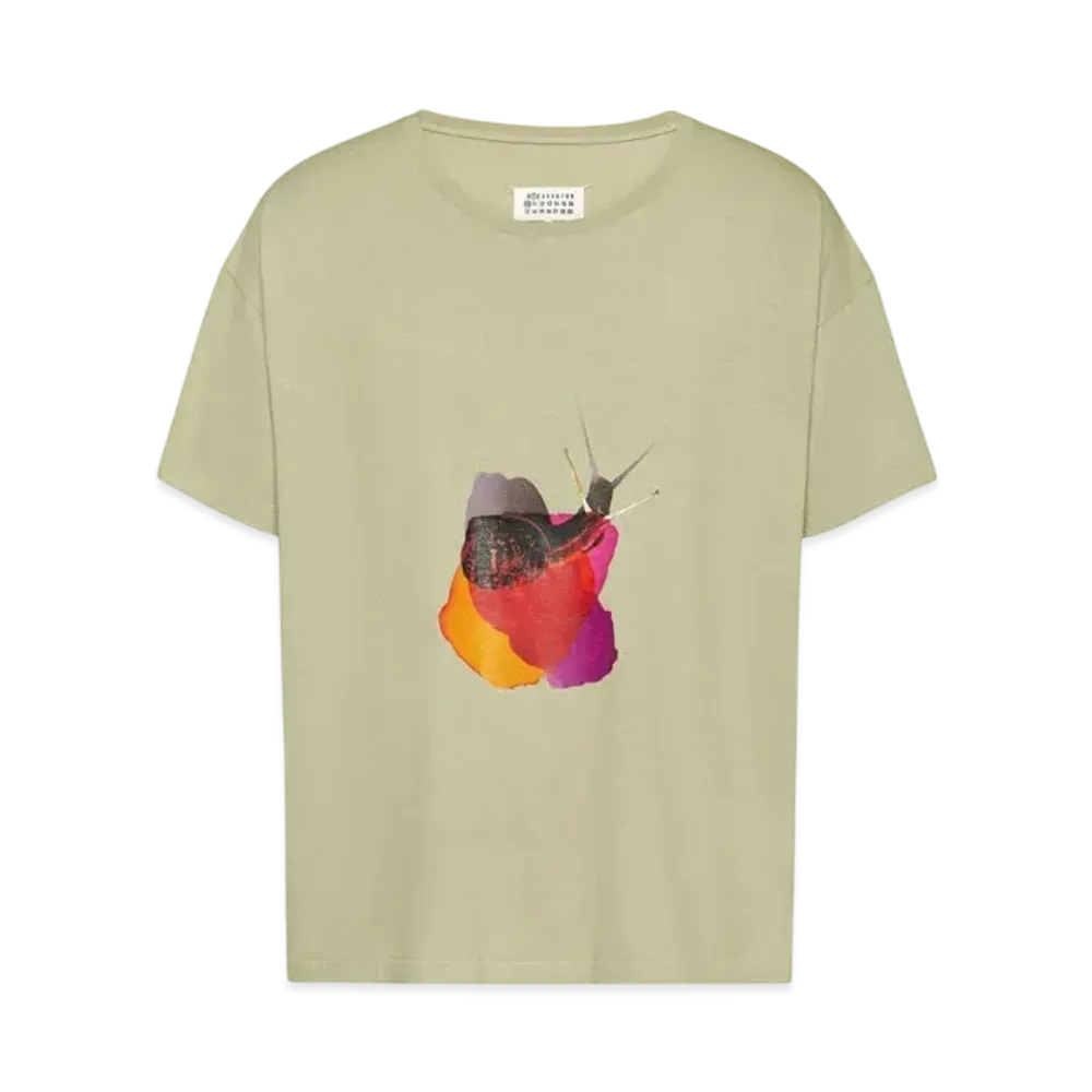 Maison Margiela Men's Snail T-Shirt "Gray"