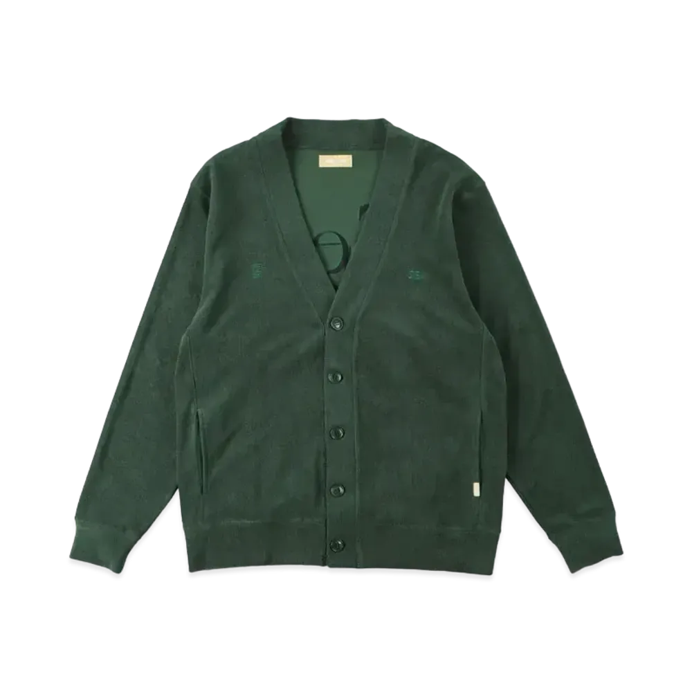 WIND AND SEA Soft Pile Cardigan "Green"
