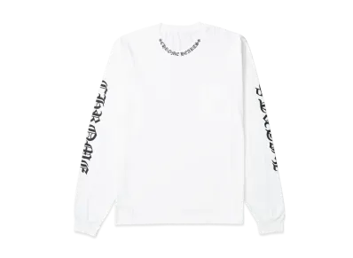 Chrome Hearts Neck Logo Pocket L/S Tee "White"