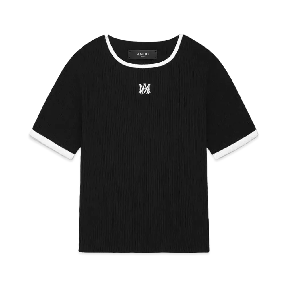 AMIRI Women's MA Baby Tee "Black"