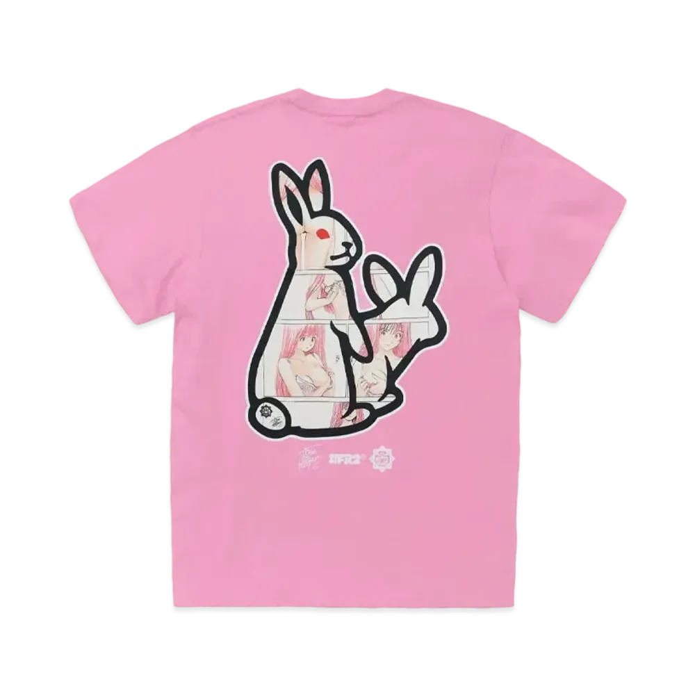 FR2 x Tatsuya Egawa x Shota Nakatsugawa Back Icon T-shirt "Pink"