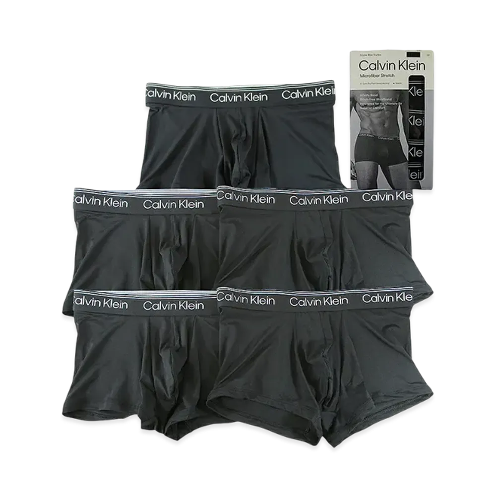 Calvin Klein 5Pack Low Rise Trunks "Black"