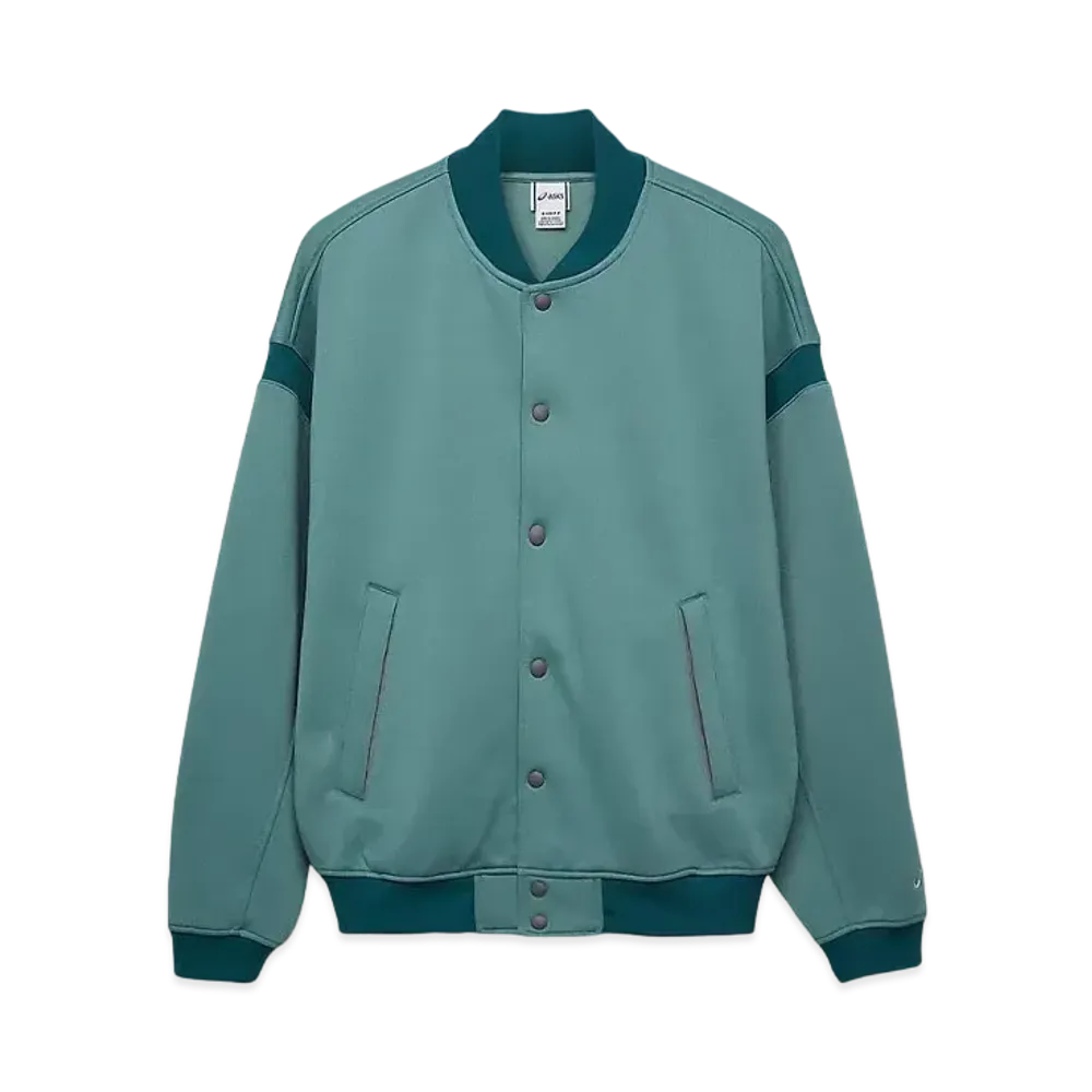 Asics Knit Varsity Jacket "Celadon"