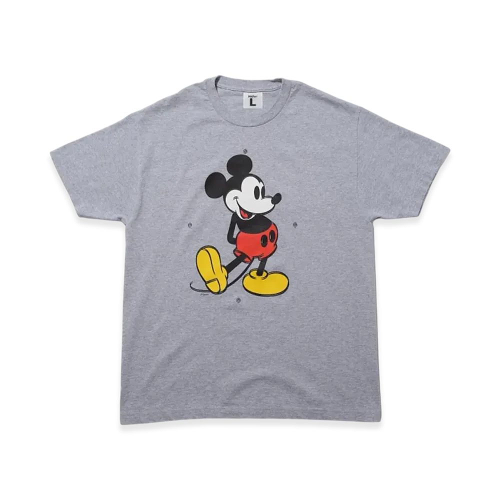 Weber x Disney Collection Mickey Mouse / Proof Printing Tee "Gray"