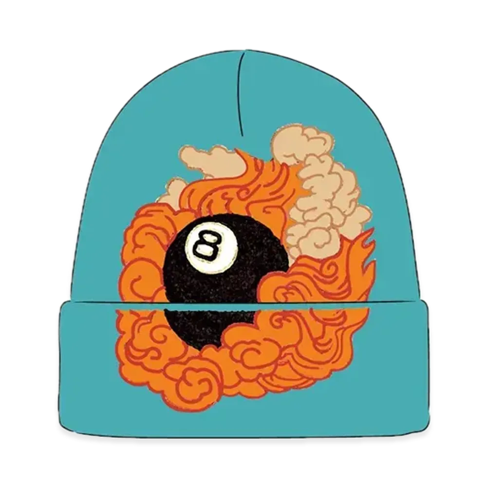 Supreme x Martin Wong 8-Ball Beanie "Blue"