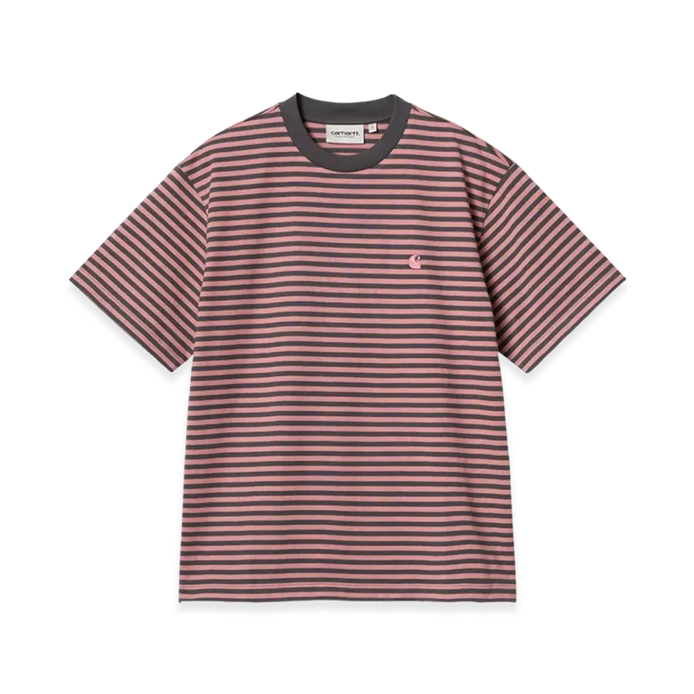 Carhartt WIP Women's S/S Verner T-Shirt "Graphite/Dusty Rose"