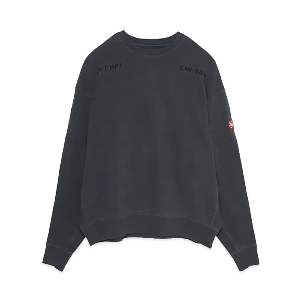 Cav Empt (C.E) OVERDYE SQUAD CREW NECK "Grey"