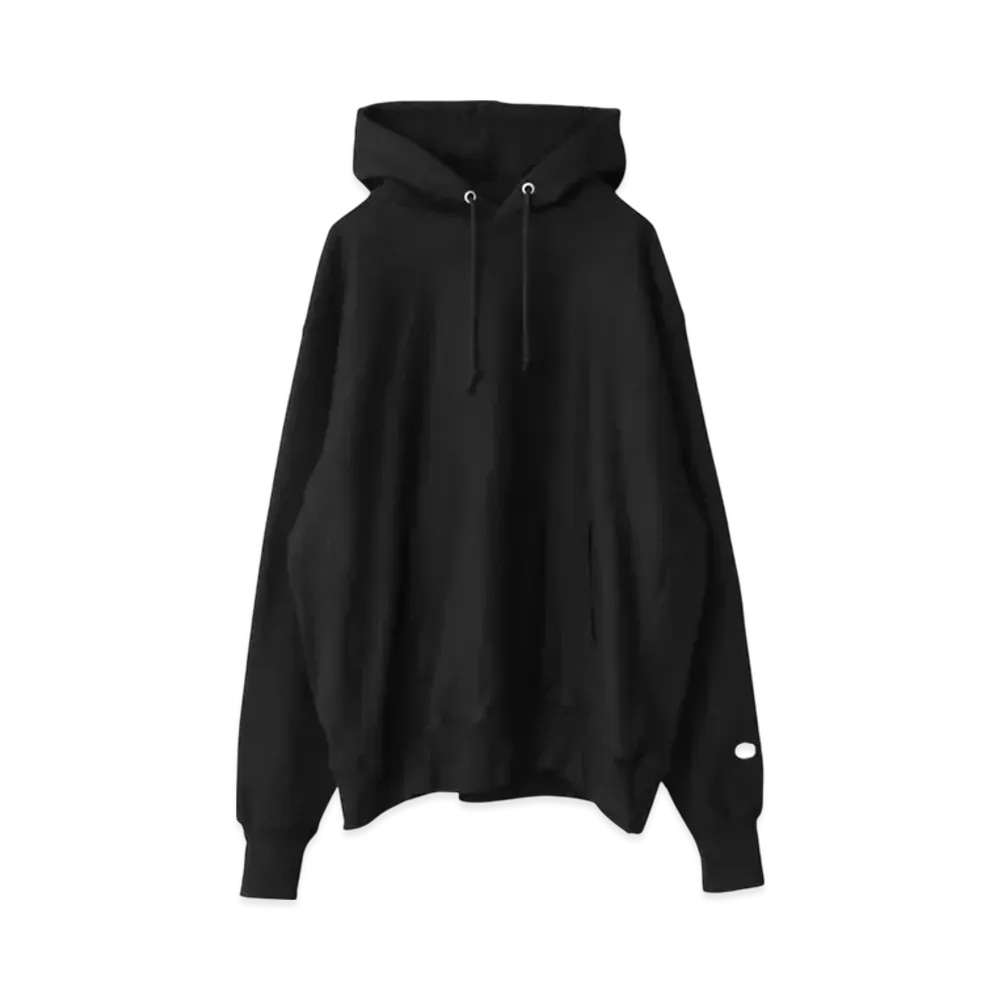 Champion Reverse Weave Pullover Sweatshirt Hoodie "Black"