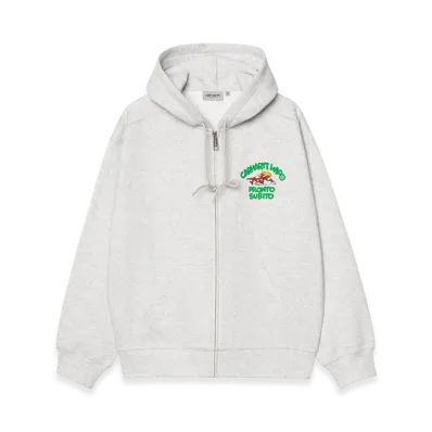 Carhartt WIP Hooded Pronto Sweat Jacket "Ash Heather"