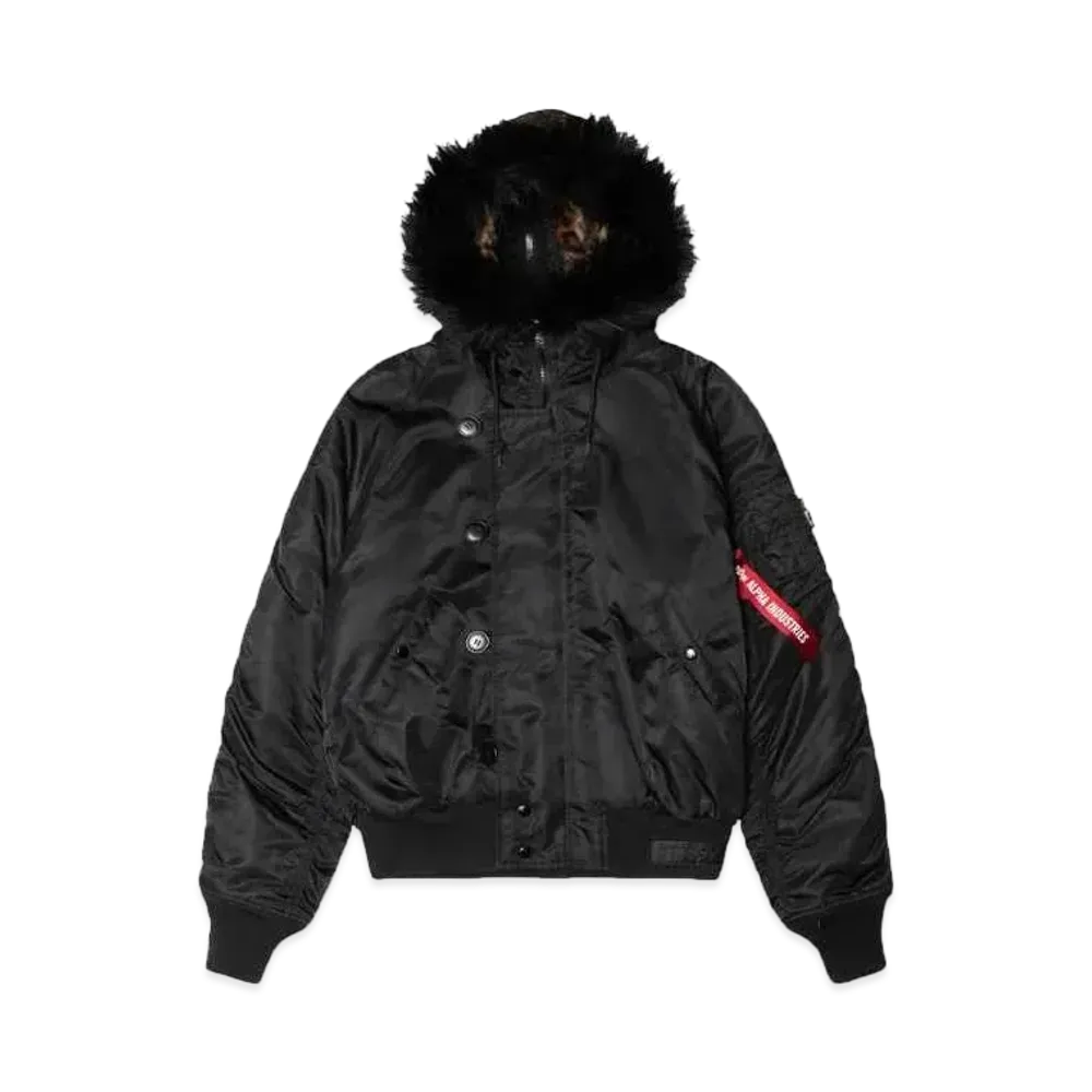 Stussy & Alpha N-2B Short Waist Parka "Black"