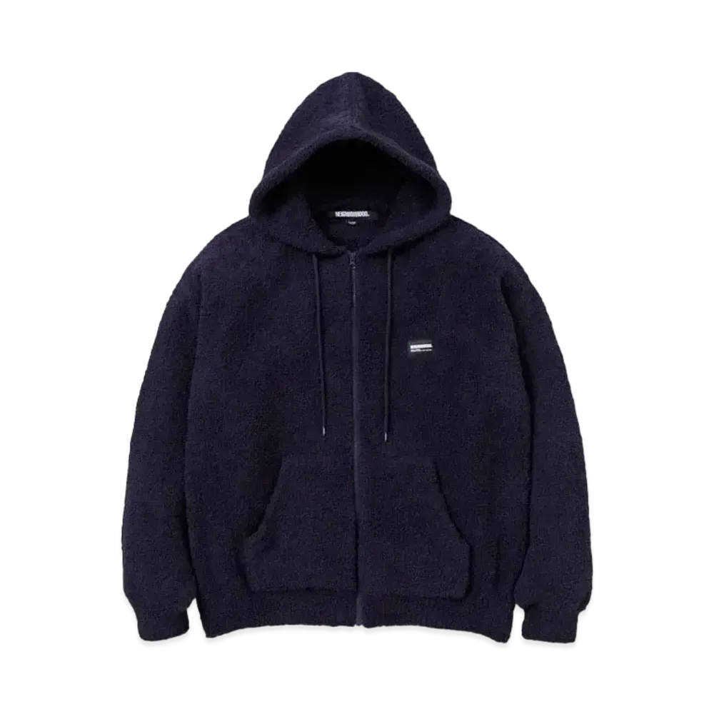 NEIGHBORHOOD Fluffy Zip Up Parka "Navy"