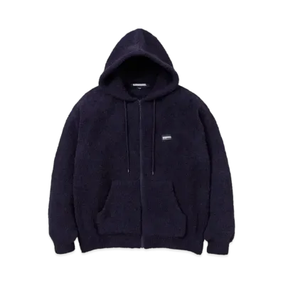 NEIGHBORHOOD Fluffy Zip Up Parka "Navy"