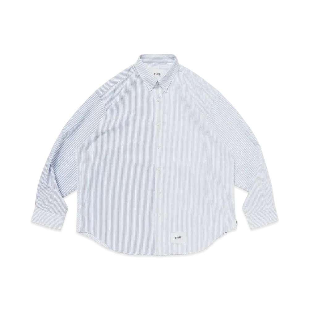 WTAPS Bd 05 / LS / Ctpl. Oxford. Textile. Coolmax. Of "Blue"