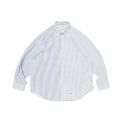 WTAPS Bd 05 / LS / Ctpl. Oxford. Textile. Coolmax. Of "Blue"