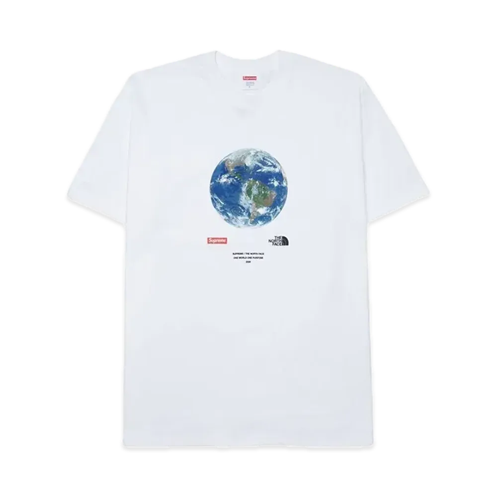 Supreme x The North Face One World Tee "White"