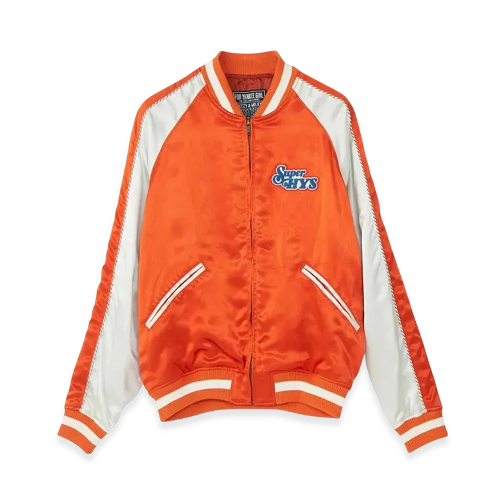 HYSTERIC GLAMOUR Love Maker Embroidery Sukajan "Orange"