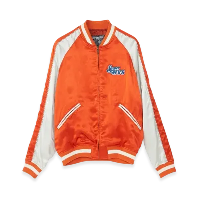 HYSTERIC GLAMOUR Love Maker Embroidery Sukajan "Orange"