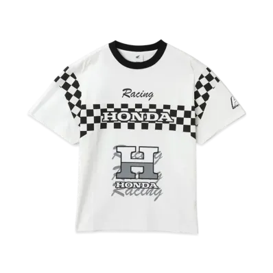 atmos pink x HONDA Racing Over T-shirt "White"