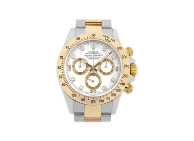ROLEX Cosmograph Daytona 8P Diamonds "White/Stainless Steel/Yellow Gold"