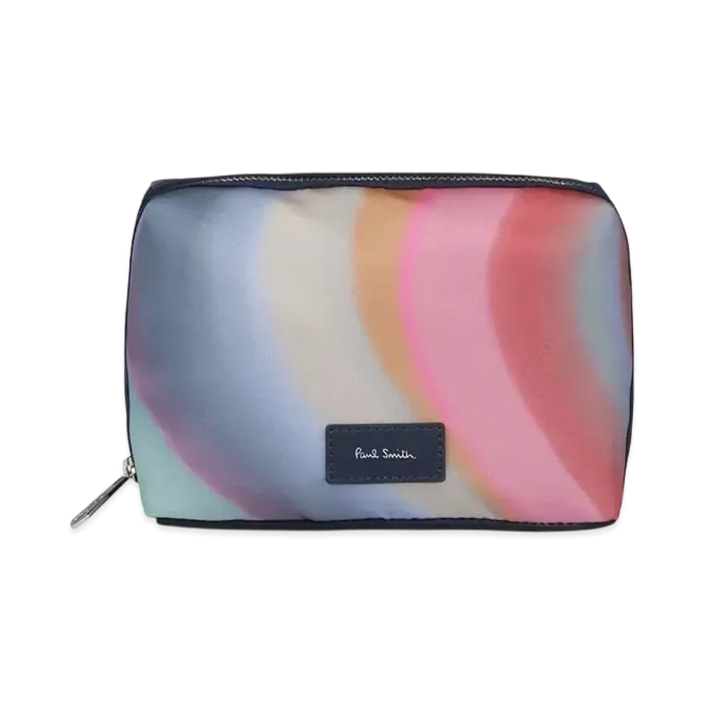 Paul Smith Spray Swirl Pouch M "Navy"