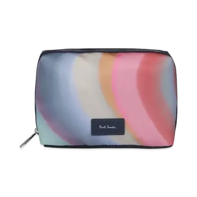 Paul Smith Spray Swirl Pouch M "Navy"
