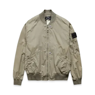 Stone Island Shadow Project 40712 HD Pelle OVO Cotton-TC Bomber Jacket - 22SS "Sand"