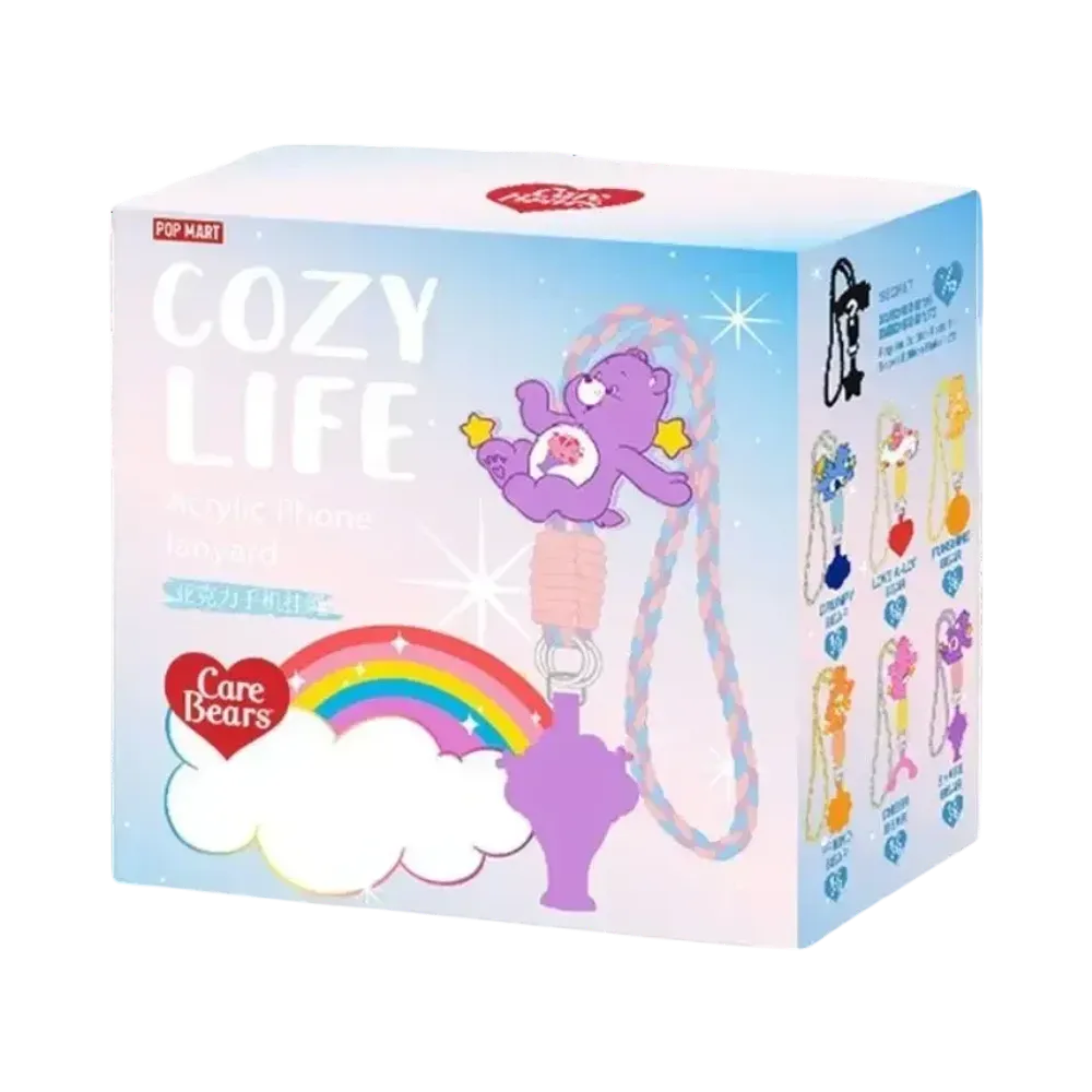 POP MART Care Bears Cozy Life Series Acrylic Phone Ianyard [Piece]