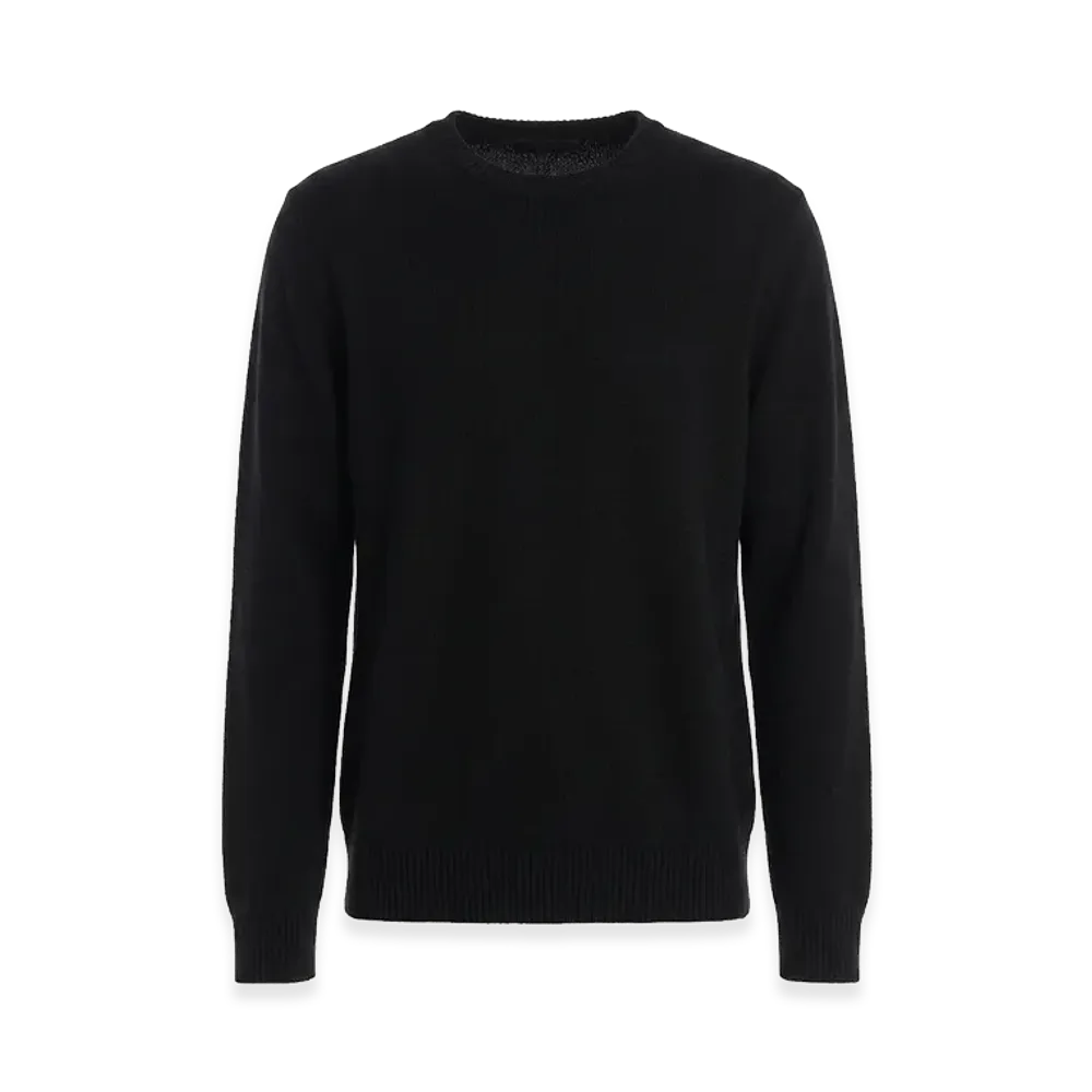 COMME des GARCONS SHIRT Knitted Crewneck Pullover "Black"