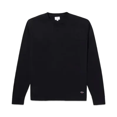 Noah Classic Long Sleeve Recycled Cotton Tee "Black"