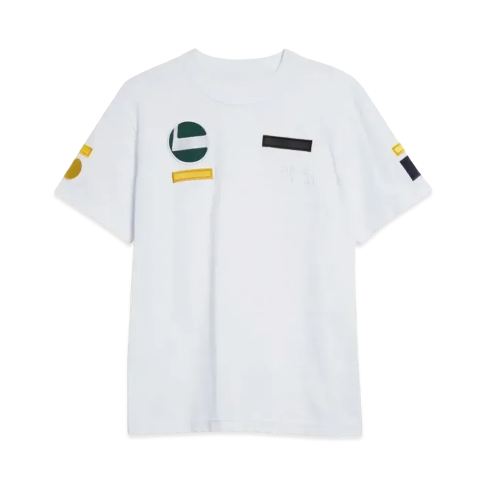sacai x Mercedes AMG Patch Cotton T-Shirt "White"
