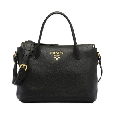PRADA Leather Handbag "Black"