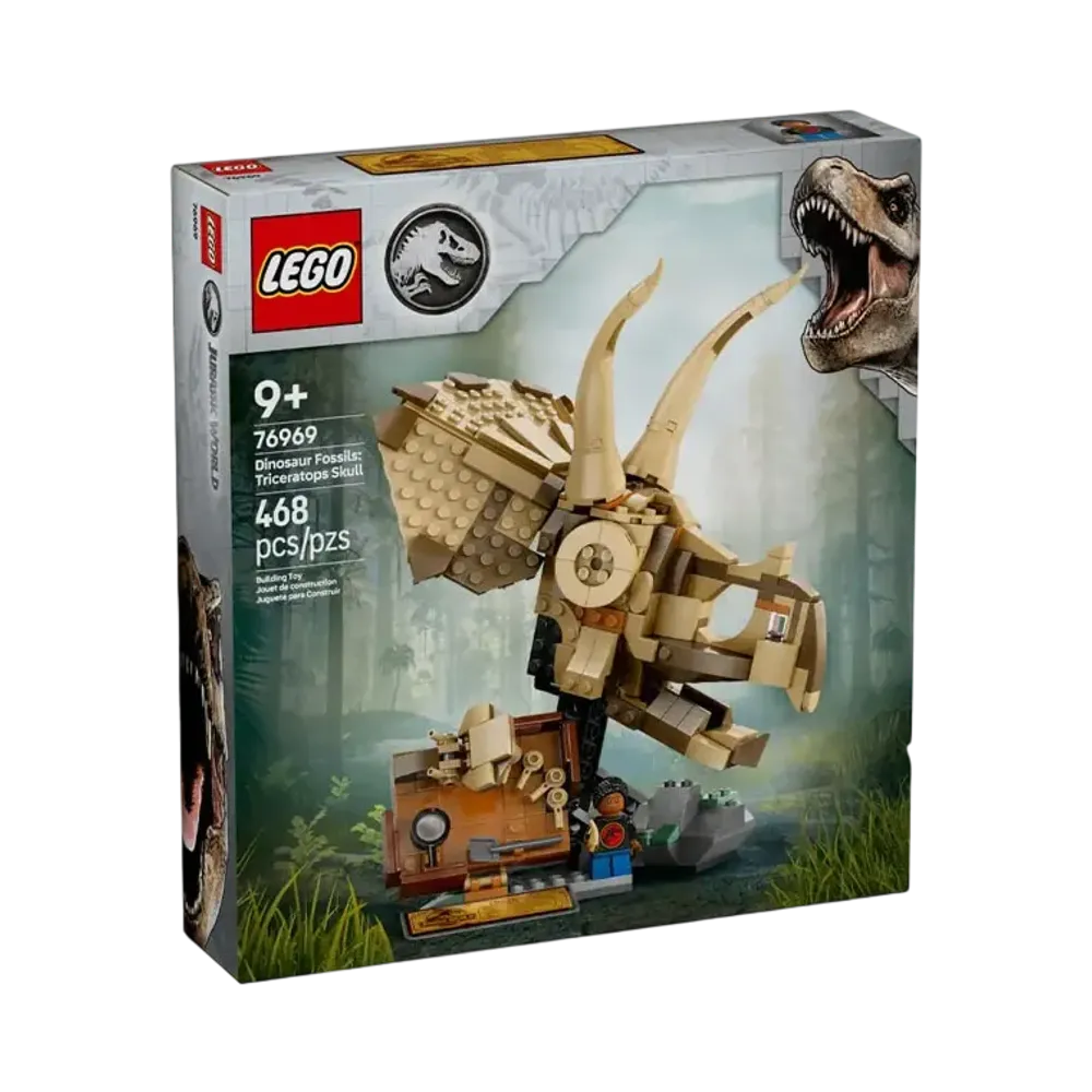 LEGO JURASSIC WORLD "Dinosaur Fossils: Triceratops Skull" [76969]