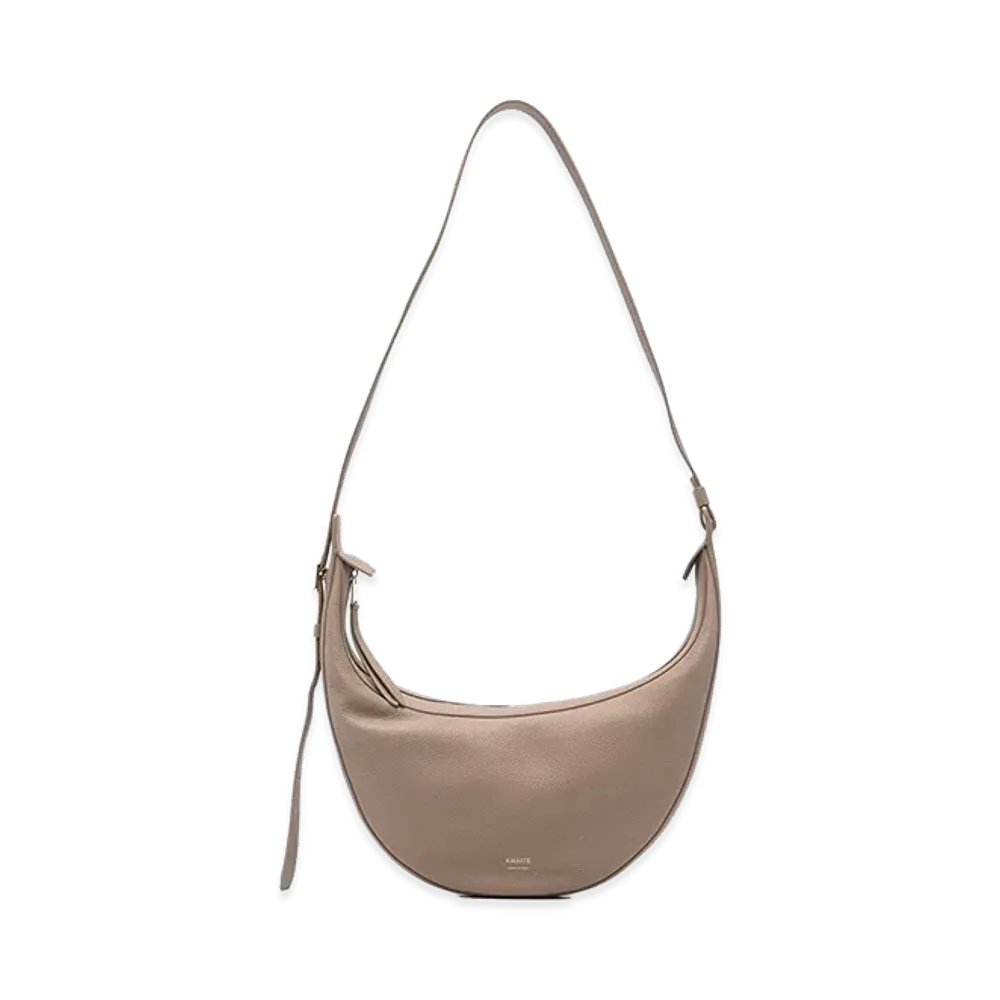 KHAITE Women's Augustina Small Leather Crossbody Bag "Light Brown"