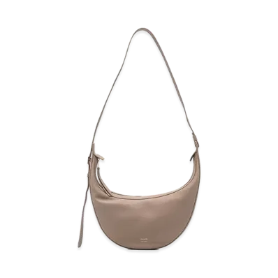 KHAITE Women's Augustina Small Leather Crossbody Bag "Light Brown"
