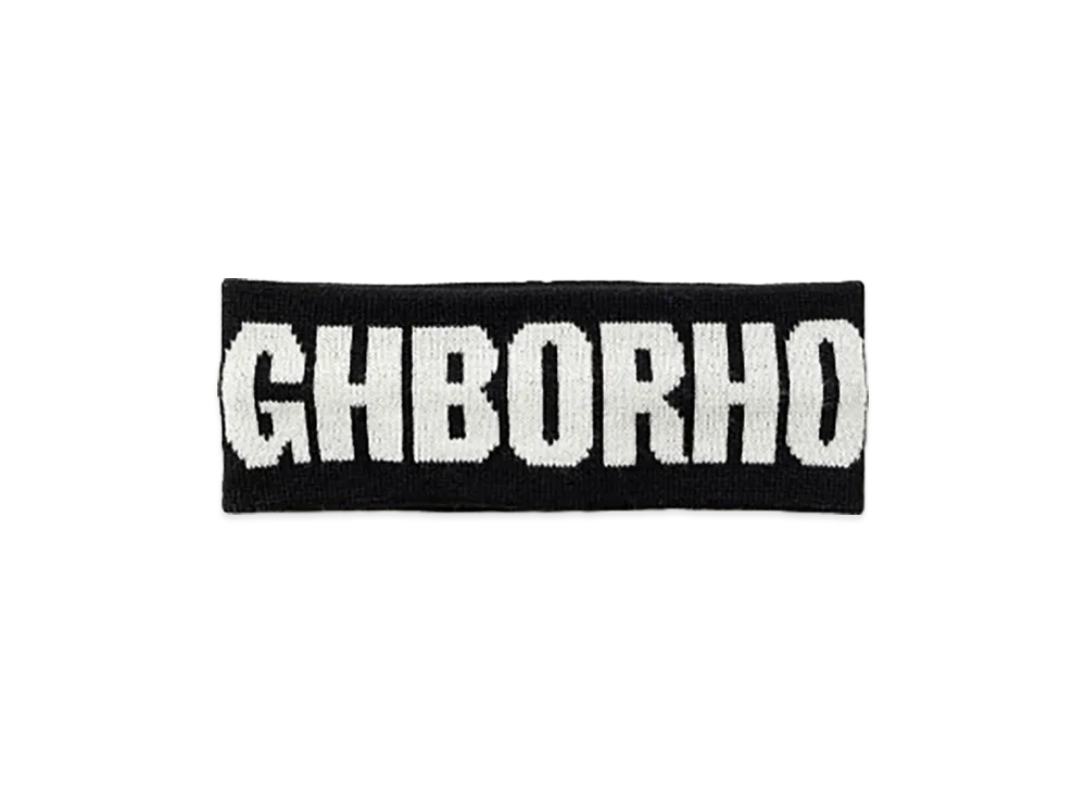 NEIGHBORHOOD Logo Hair Band "Black"