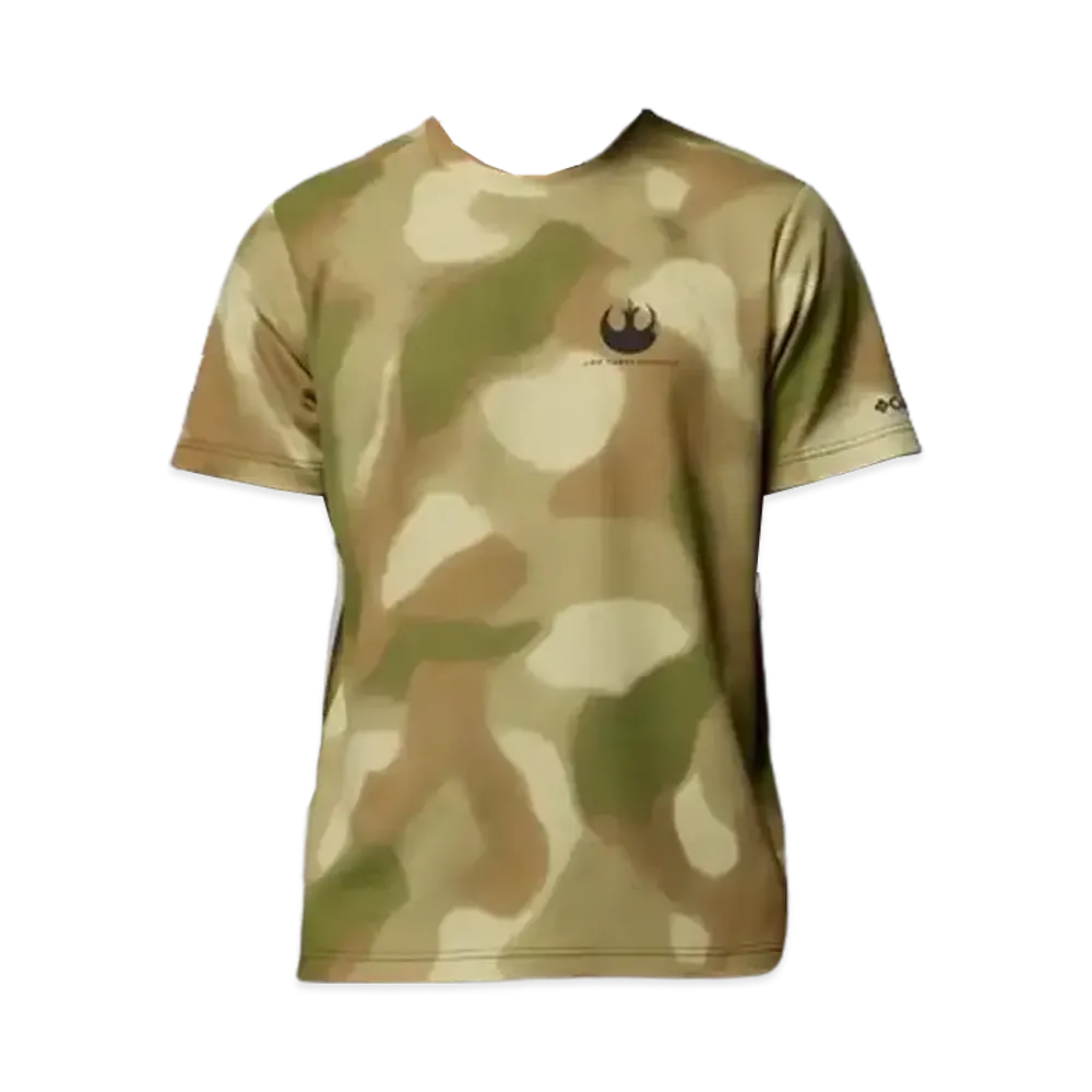 Columbia STAR WARS "THE ENDOR COLLECTION" Endor Issue Camo Short Sleeve Shirt "Surplus Green Camo"